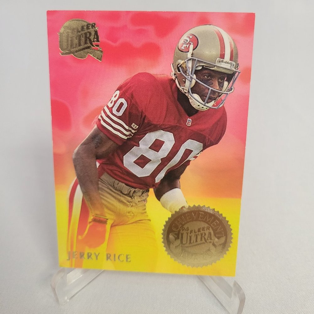 Jerry Rice 1994 Fleer Ultra Achievement Award #5 of 10